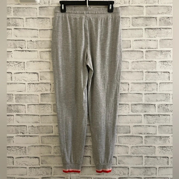 Women’s Boden gray lightweight striped ankle joggers size 2 - Picture 2 of 6